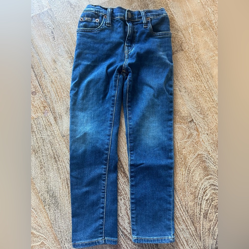 Polo by Ralph Lauren Pants- Navy, Khaki, Blue Jeans- Boys Size 5- Like New - Picture 8 of 9